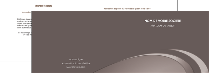 modele depliant 2 volets  4 pages  web design texture contexture structure MFLUOO94540