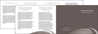 impression depliant 4 volets  8 pages  web design texture contexture structure MIDLU94562
