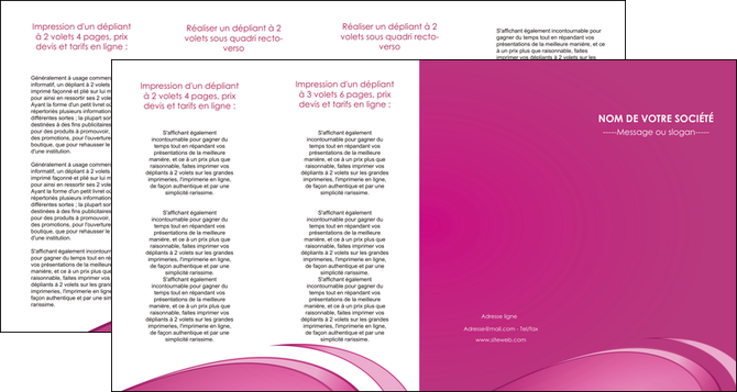 faire modele a imprimer depliant 4 volets  8 pages  texture contexture structure MFLUOO94612