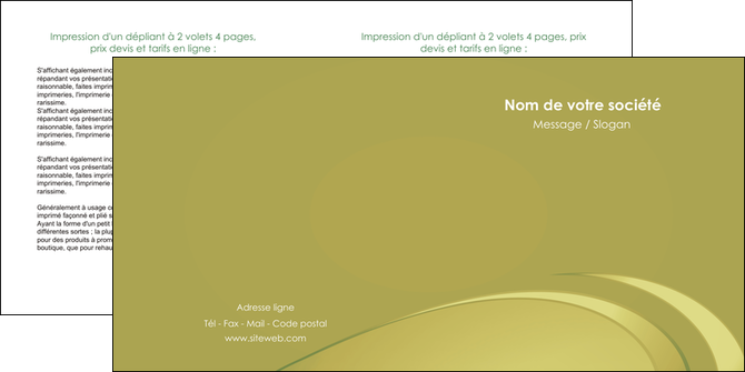 realiser depliant 2 volets  4 pages  texture contexture structure MFLUOO94628