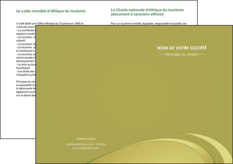 modele depliant 2 volets  4 pages  texture contexture structure MFLUOO94638