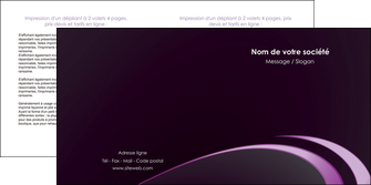 faire depliant 2 volets  4 pages  web design texture contexture structure MIDBE94750