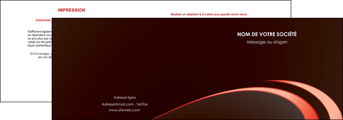 modele depliant 2 volets  4 pages  web design texture contexture structure MFLUOO94818
