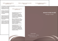 realiser depliant 3 volets  6 pages  web design texture contexture structure MIDLU94850