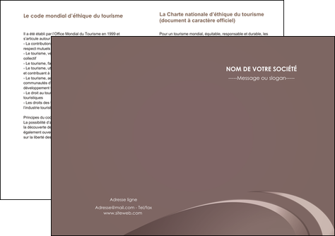 cree depliant 2 volets  4 pages  web design texture contexture structure MIDLU94864