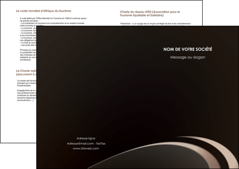 personnaliser modele de depliant 2 volets  4 pages  web design texture contexture structure MIDBE95042