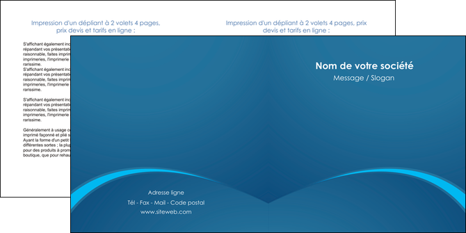 cree depliant 2 volets  4 pages  web design texture contexture structure MFLUOO95098