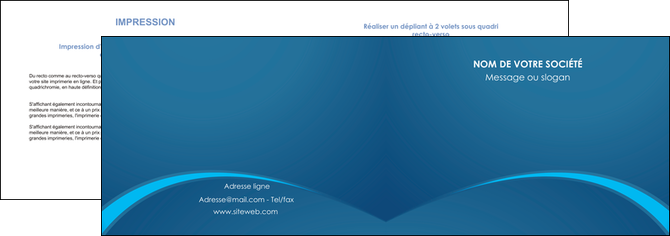 modele depliant 2 volets  4 pages  web design texture contexture structure MFLUOO95112