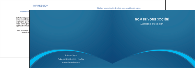 imprimerie depliant 2 volets  4 pages  web design texture contexture structure MFLUOO95114