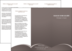 realiser depliant 3 volets  6 pages  web design texture contexture structure MIDLU95250