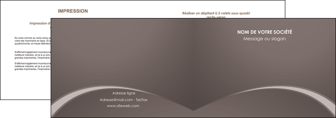 creer modele en ligne depliant 2 volets  4 pages  web design texture contexture structure MIDLU95268
