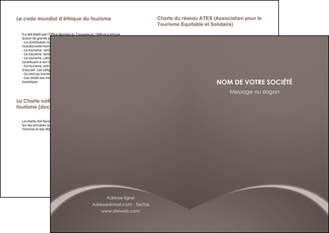 personnaliser maquette depliant 2 volets  4 pages  web design texture contexture structure MIDLU95278