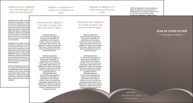 faire depliant 4 volets  8 pages  web design texture contexture structure MIDLU95290