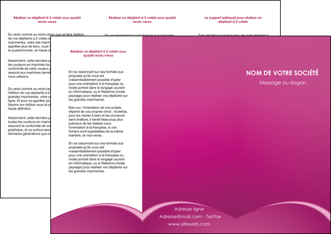 realiser depliant 3 volets  6 pages  web design texture contexture structure MFLUOO95302