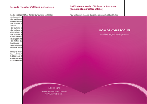 personnaliser maquette depliant 2 volets  4 pages  web design texture contexture structure MID95316