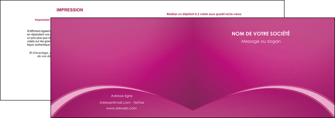 personnaliser maquette depliant 2 volets  4 pages  web design texture contexture structure MFLUOO95322
