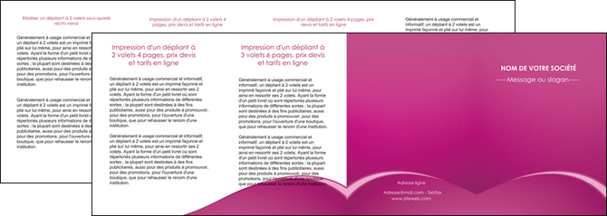 faire depliant 4 volets  8 pages  web design texture contexture structure MFLUOO95344