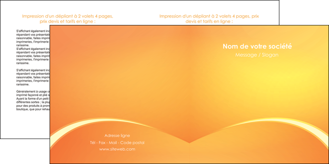 cree depliant 2 volets  4 pages  telephonie texture contexture structure MID95410