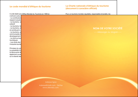 faire modele a imprimer depliant 2 volets  4 pages  telephonie texture contexture structure MID95420