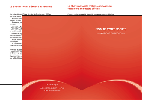 faire depliant 2 volets  4 pages  web design texture contexture structure MIDLU95524