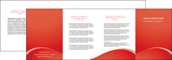 personnaliser maquette depliant 4 volets  8 pages  web design texture contexture structure MIDLU95546