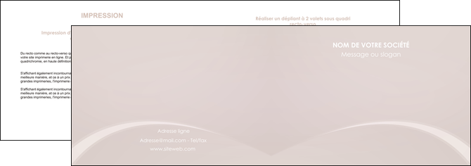 impression depliant 2 volets  4 pages  web design texture contexture structure MID95580