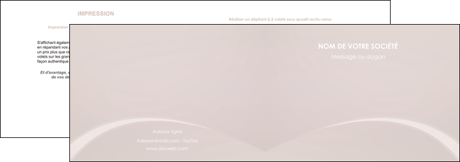 imprimerie depliant 2 volets  4 pages  web design texture contexture structure MFLUOO95582