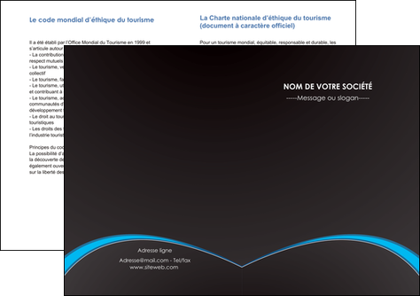 modele en ligne depliant 2 volets  4 pages  texture contexture structure MFLUOO95628