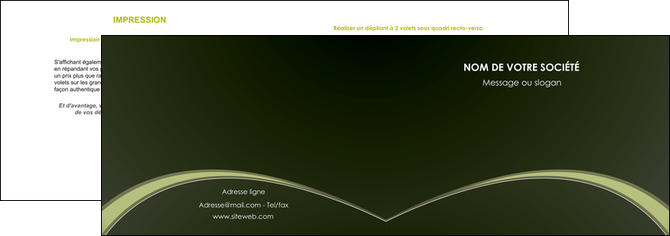 faire depliant 2 volets  4 pages  web design texture contexture structure MIDLU95790