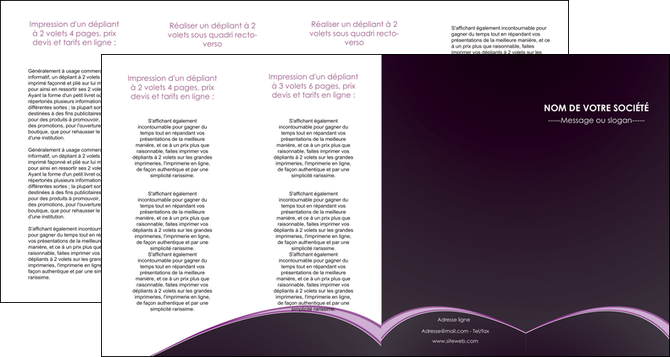 faire modele a imprimer depliant 4 volets  8 pages  texture contexture structure MFLUOO95914