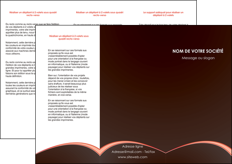 modele en ligne depliant 3 volets  6 pages  texture contexture structure MIDBE95926