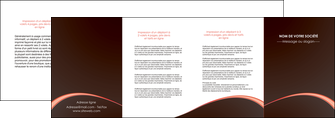 faire depliant 4 volets  8 pages  texture contexture structure MIDBE95962