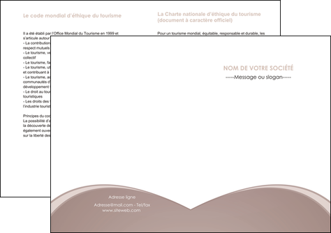 creer modele en ligne depliant 2 volets  4 pages  texture contexture structure MFLUOO95992