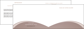exemple depliant 2 volets  4 pages  texture contexture structure MIDLU95996