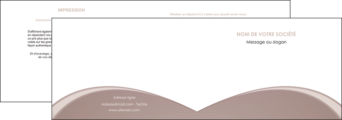 impression depliant 2 volets  4 pages  texture contexture structure MIDLU95998