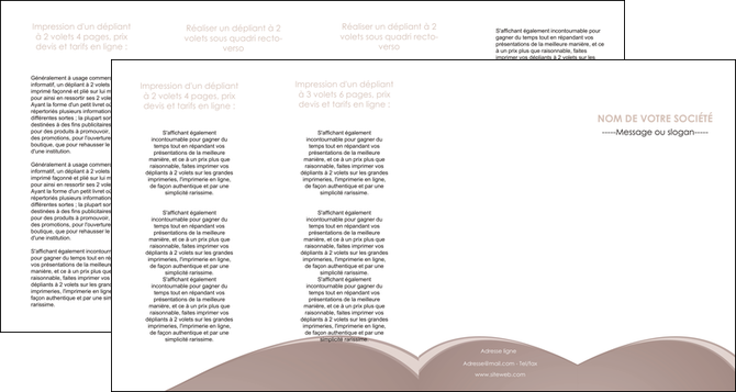 impression depliant 4 volets  8 pages  texture contexture structure MIDLU96018