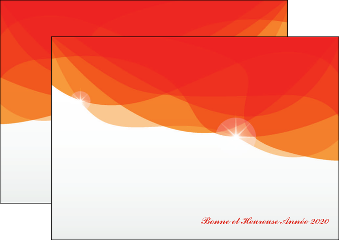 creation graphique en ligne flyers best meilleur voeux 2020 abstract art MIDBE97468